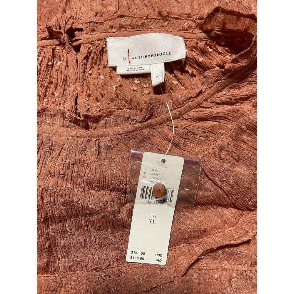 Anthropologie Dalia Smocked Mini Dress - SZ XL - NWT